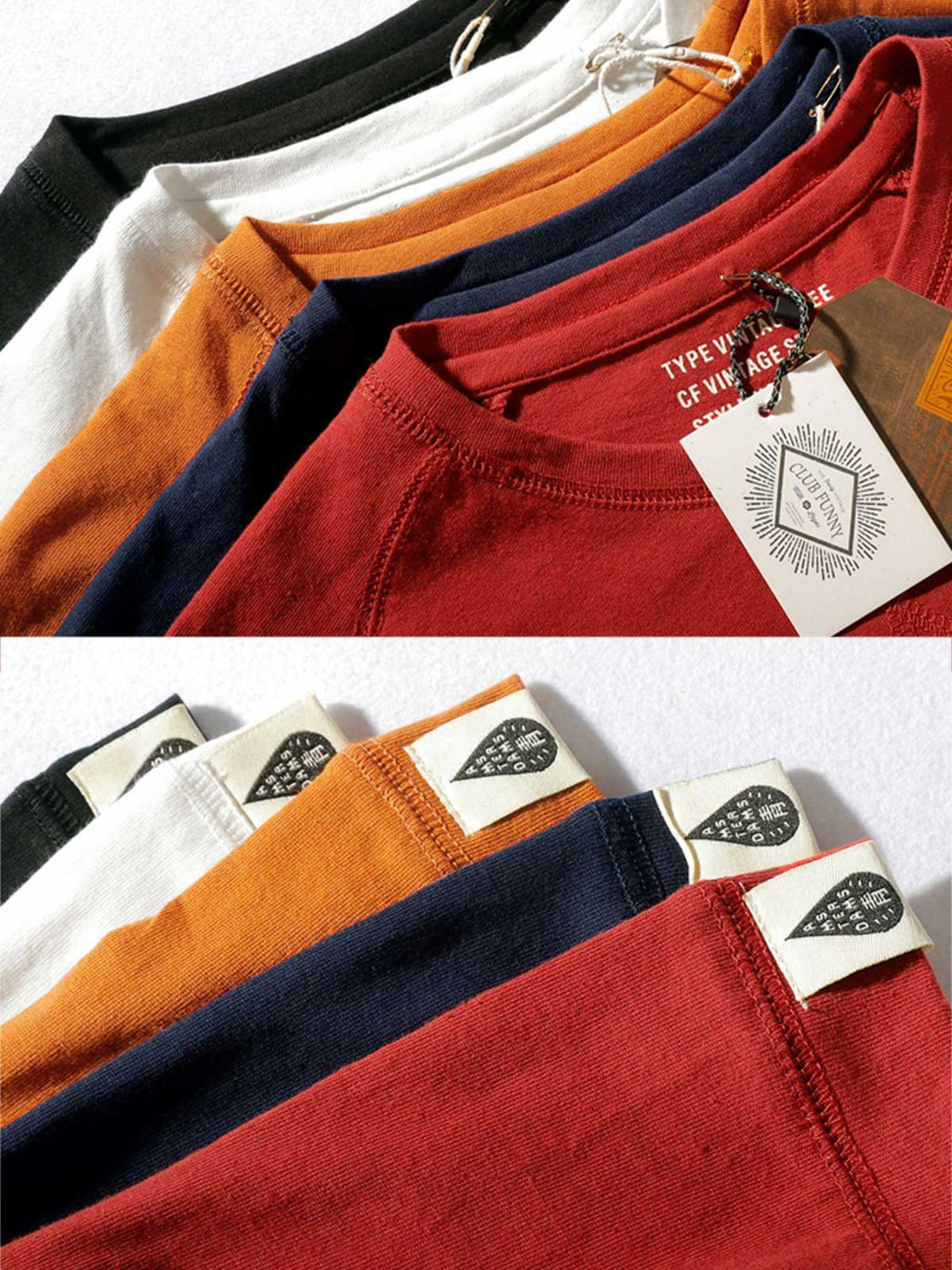 クルーネック半袖Tシャツ｜豊富な5カラー展開