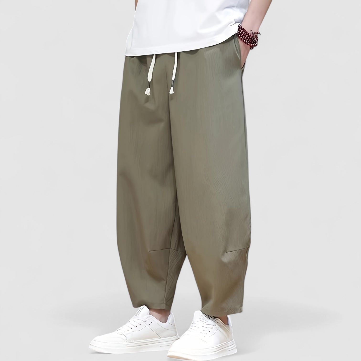 ソウマ ワイドドレープ パンツ