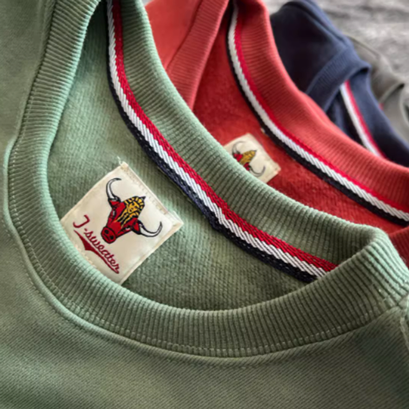 ソウ マークパッチ クルーネックスウェット