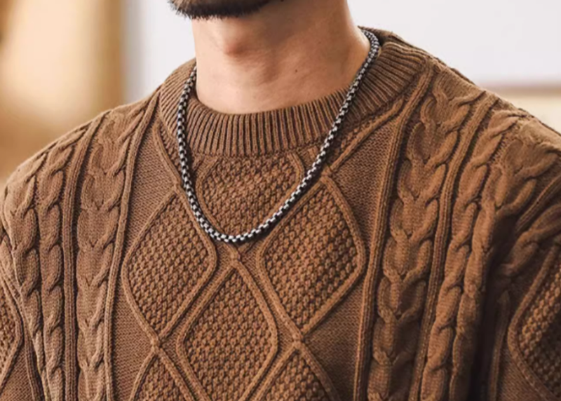 ハル トラディショナル ケーブルニット セーター