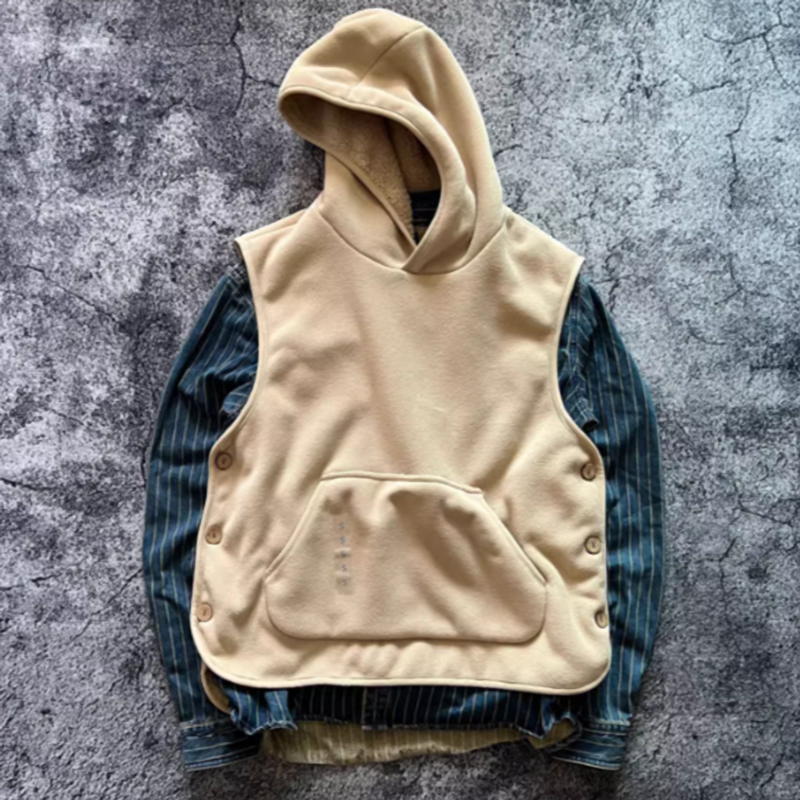 タカオ フリース フード付き ベスト