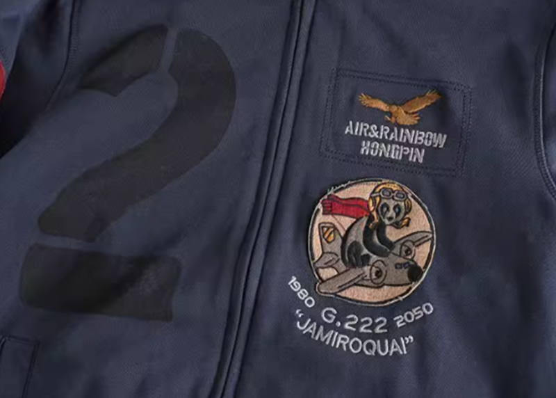 ケン ミリタリー パッチ ジップジャケット