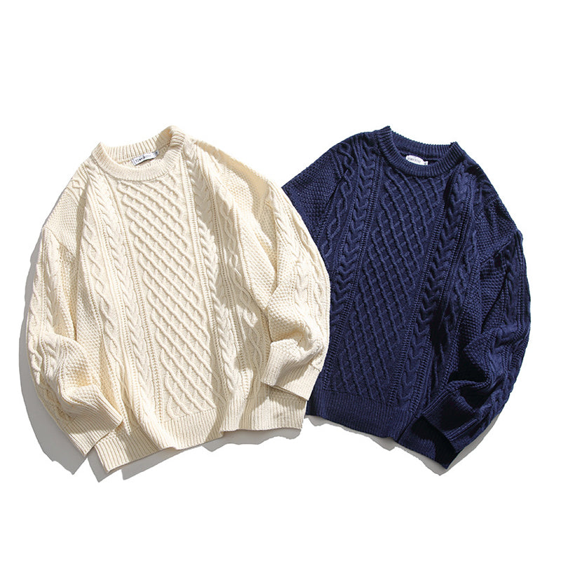 ケンジ ケーブルニットセーター