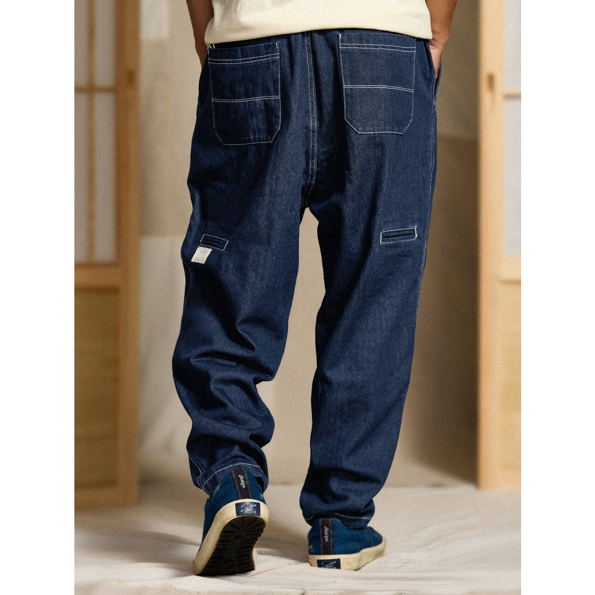 カズ ユーティリティデニムパンツ