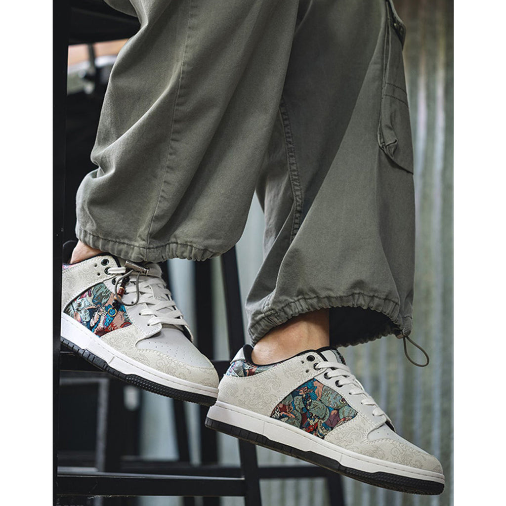 レン ジャカードローカットスニーカー