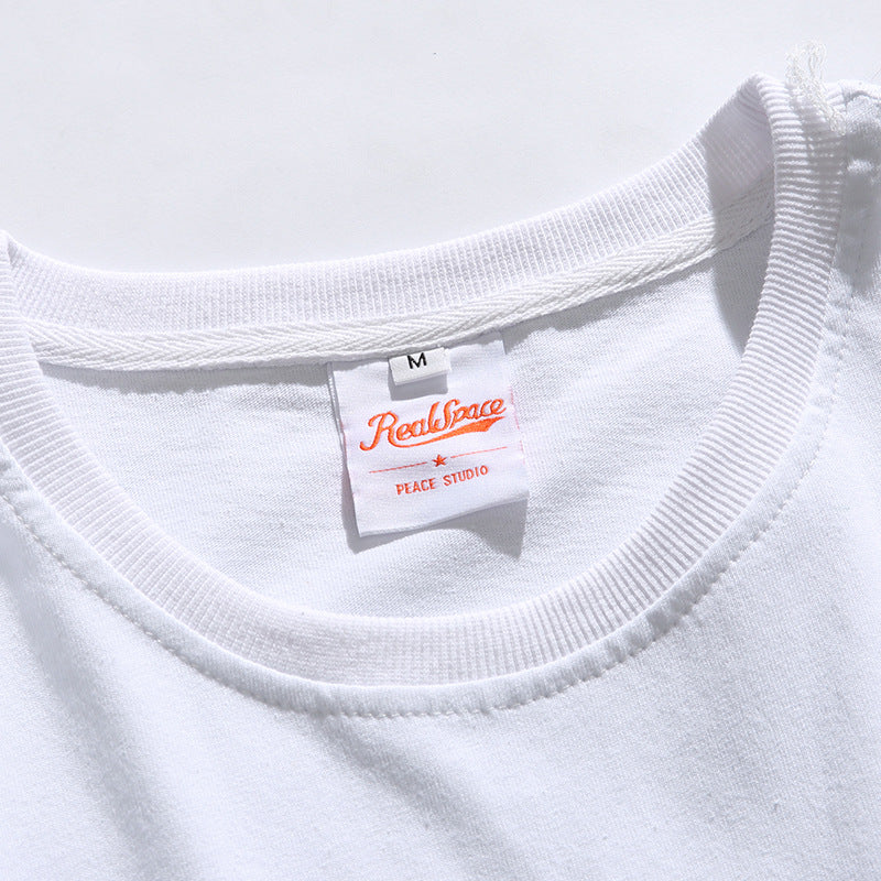 バンダナスリーブ パッチワークTシャツ