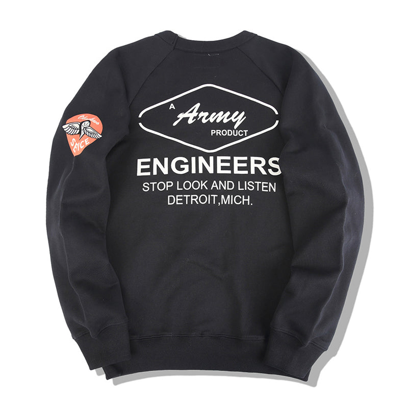 リク ミリタリーグラフィック スウェット