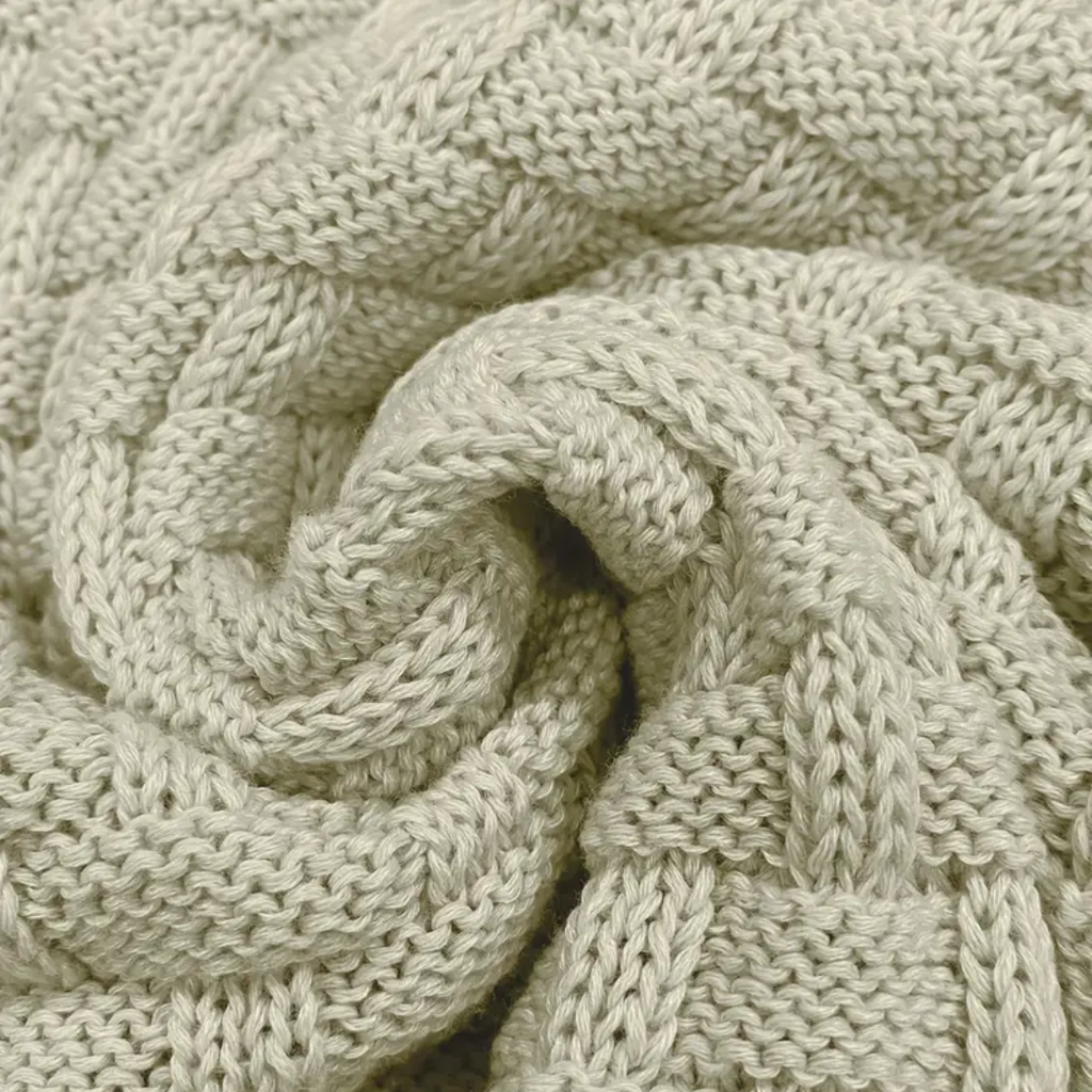 リョウ チェックニット ハイネックセーター