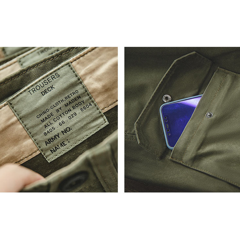 オリーブ ショウ ワークユーティリティパンツ