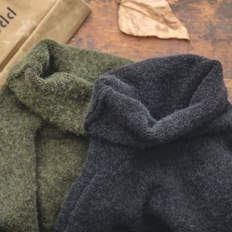 シンジ ウールタートルネック セーター