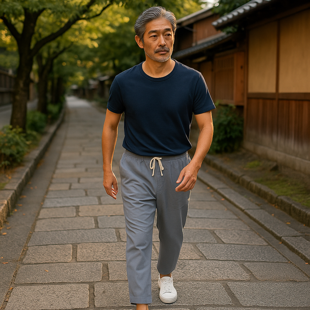 ハル リネンブレンド リラックスパンツ