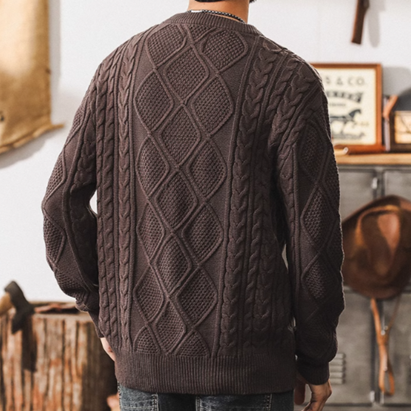 ハル トラディショナル ケーブルニット セーター