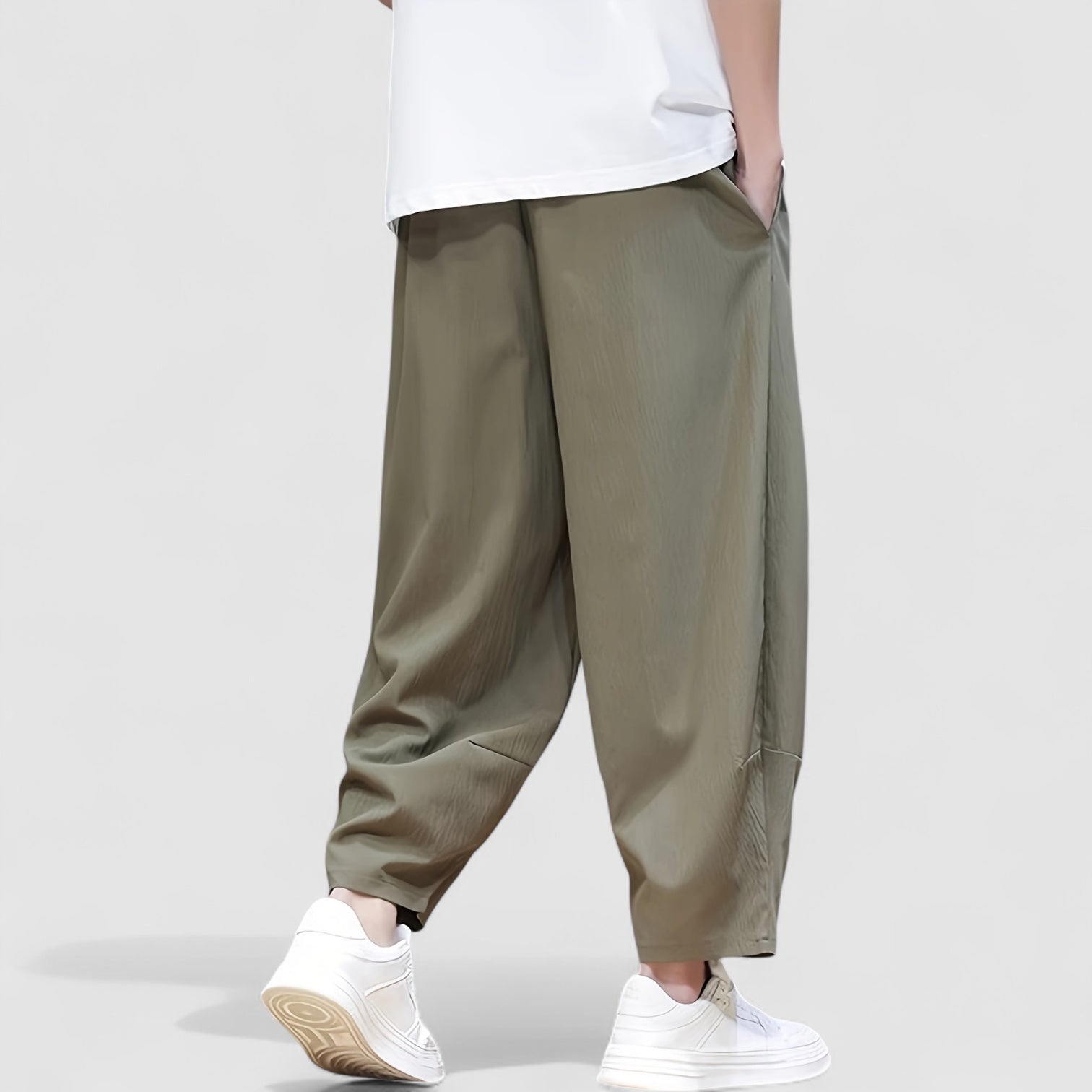 ソウマ ワイドドレープ パンツ