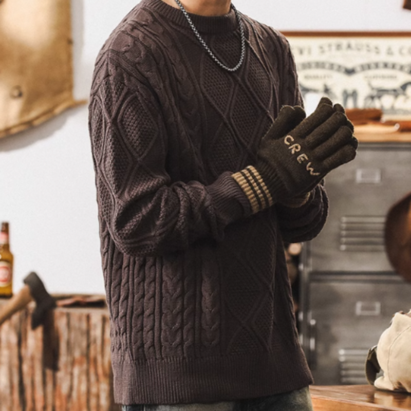 ハル トラディショナル ケーブルニット セーター