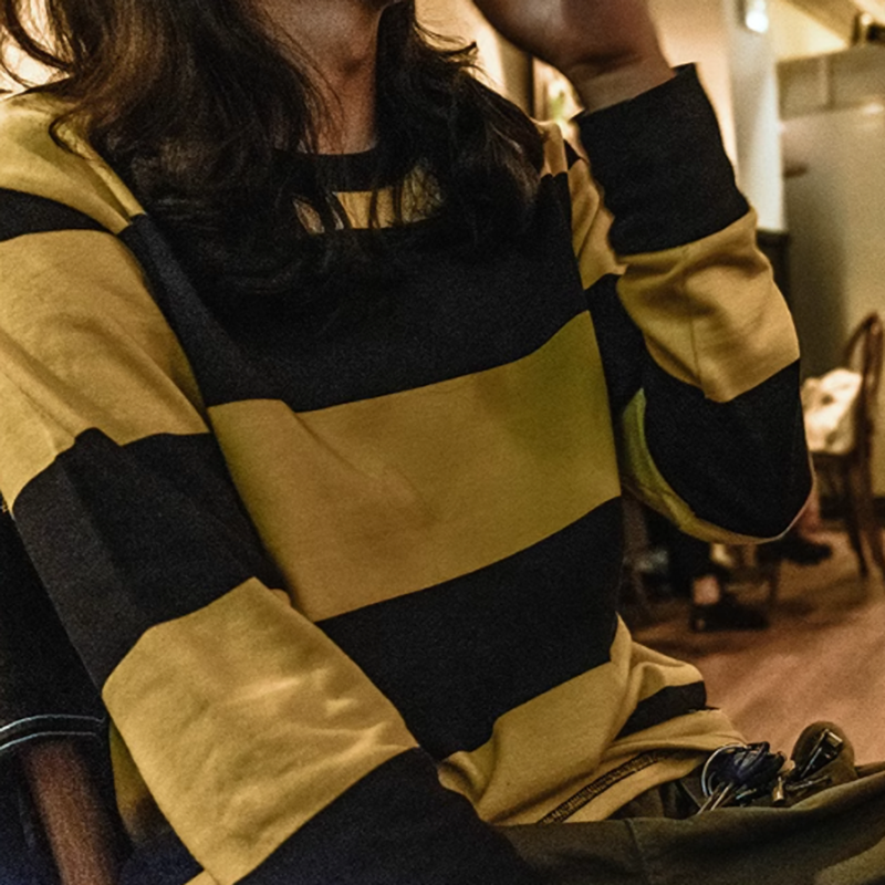 ハヤト ボーダー ロングスリーブTシャツ