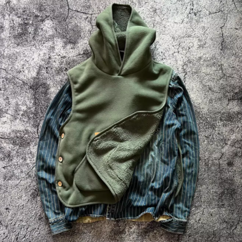 タカオ フリース フード付き ベスト