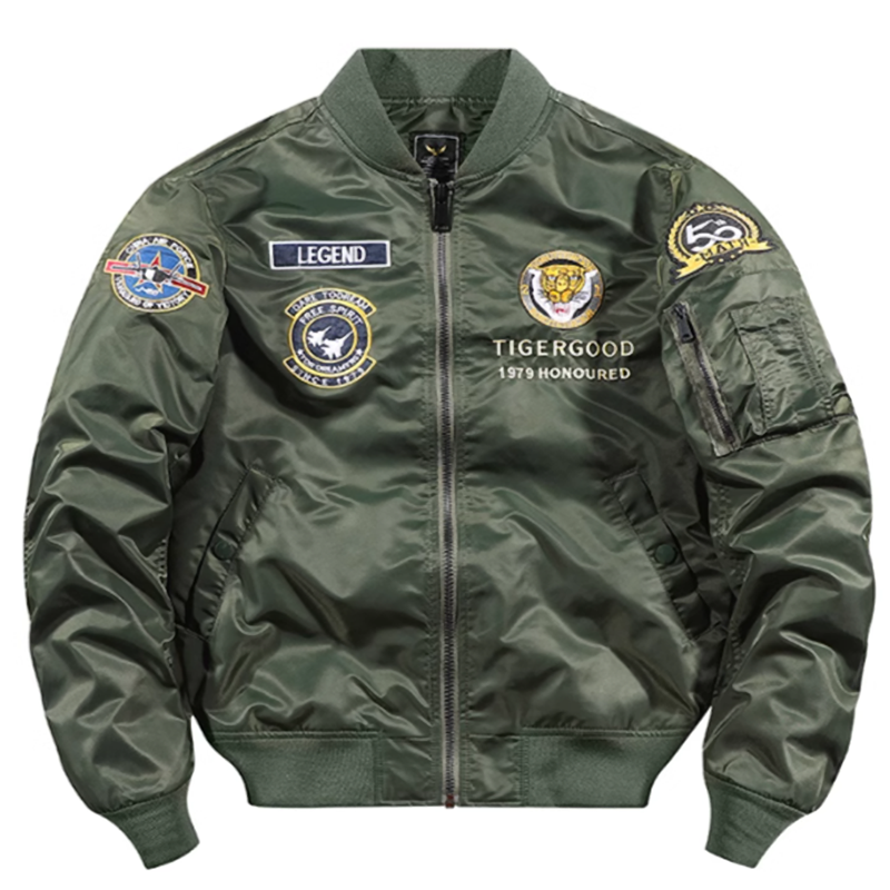 タイガーエンブロイダリーフライトジャケット