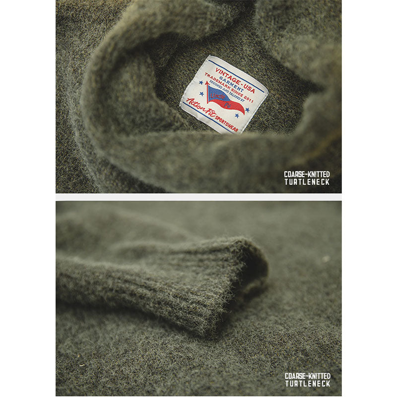 シンジ ウールタートルネック セーター