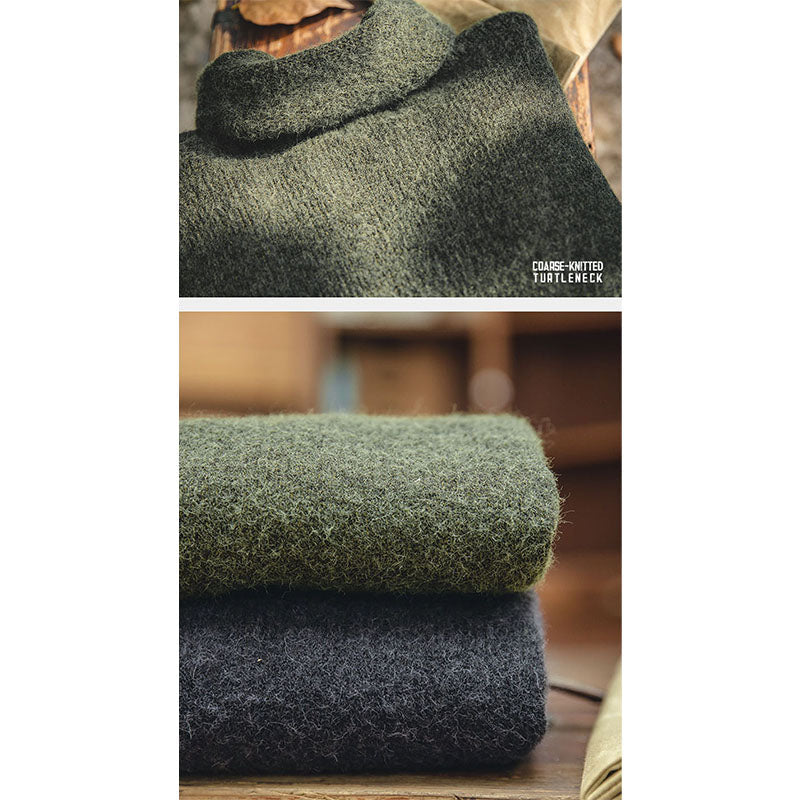 シンジ ウールタートルネック セーター