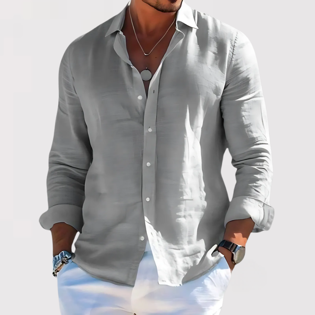 KENSUKE | リネンロングスリーブシャツ