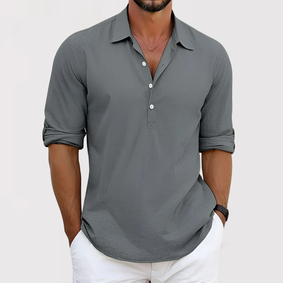 WAVE | リネンポップオーバーシャツ