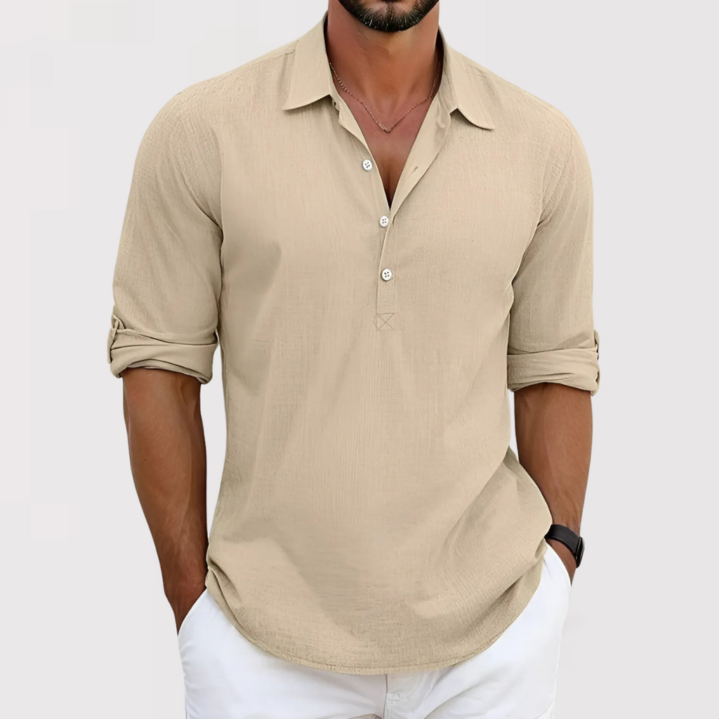 WAVE | リネンポップオーバーシャツ