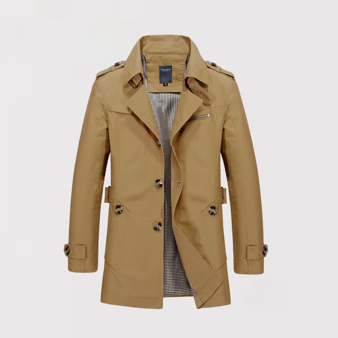 レオンミッドレングストレンチコート