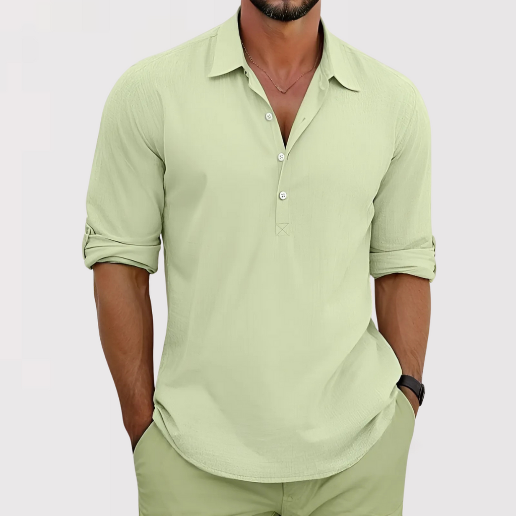 WAVE | リネンポップオーバーシャツ