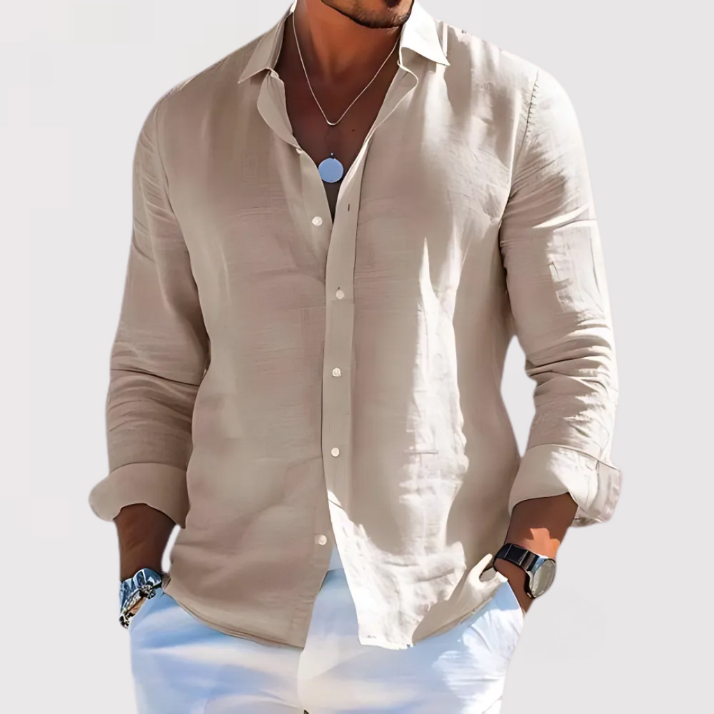 KENSUKE | リネンロングスリーブシャツ