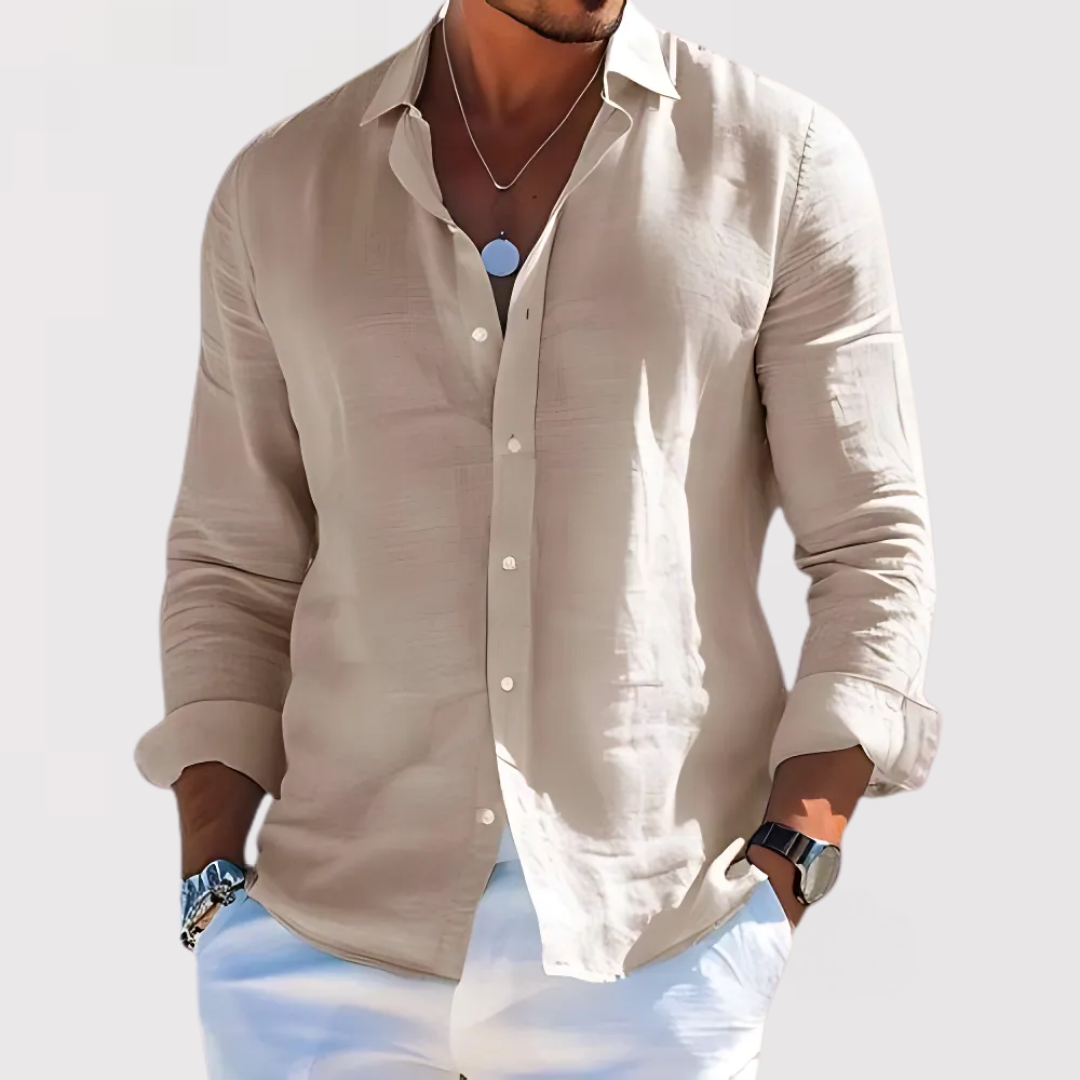 KENSUKE | リネンロングスリーブシャツ