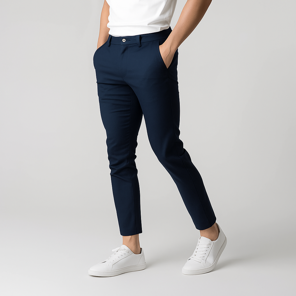 レン スマート テーパードパンツ