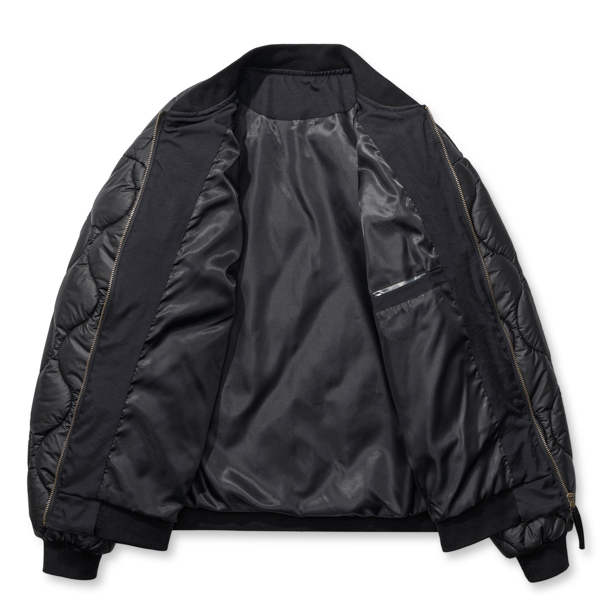 ユウタ キルティングボンバージャケット