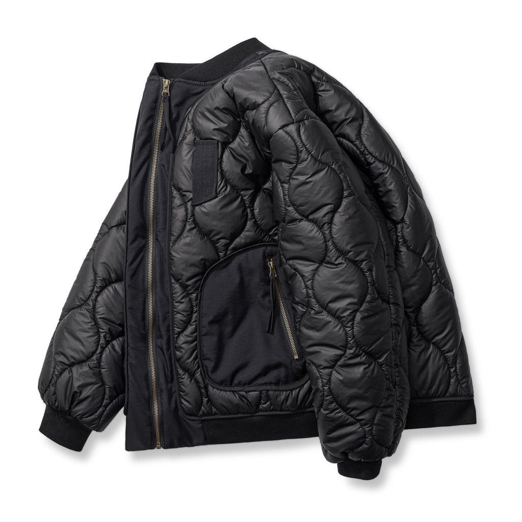 ユウタ キルティングボンバージャケット