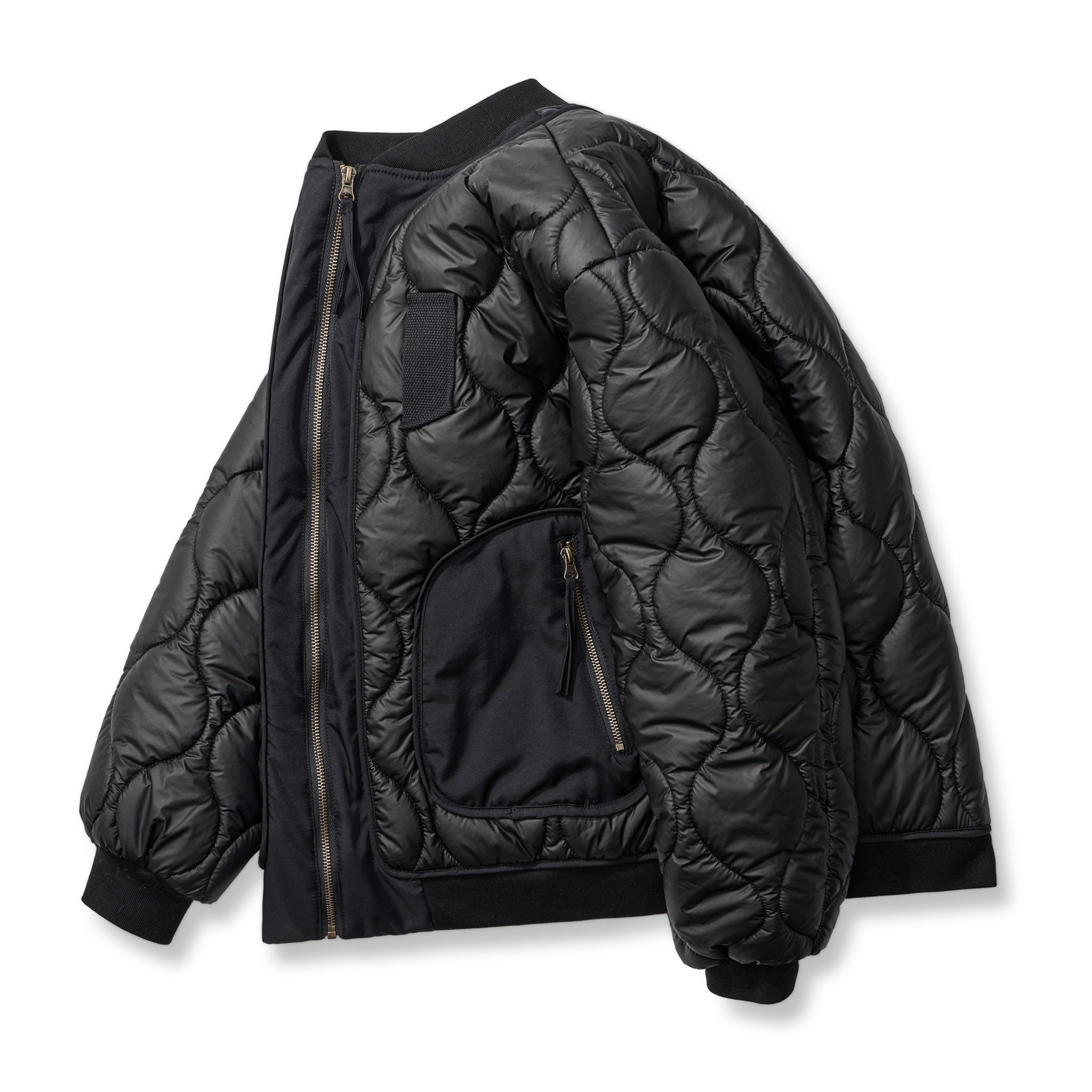 ユウタ キルティングボンバージャケット