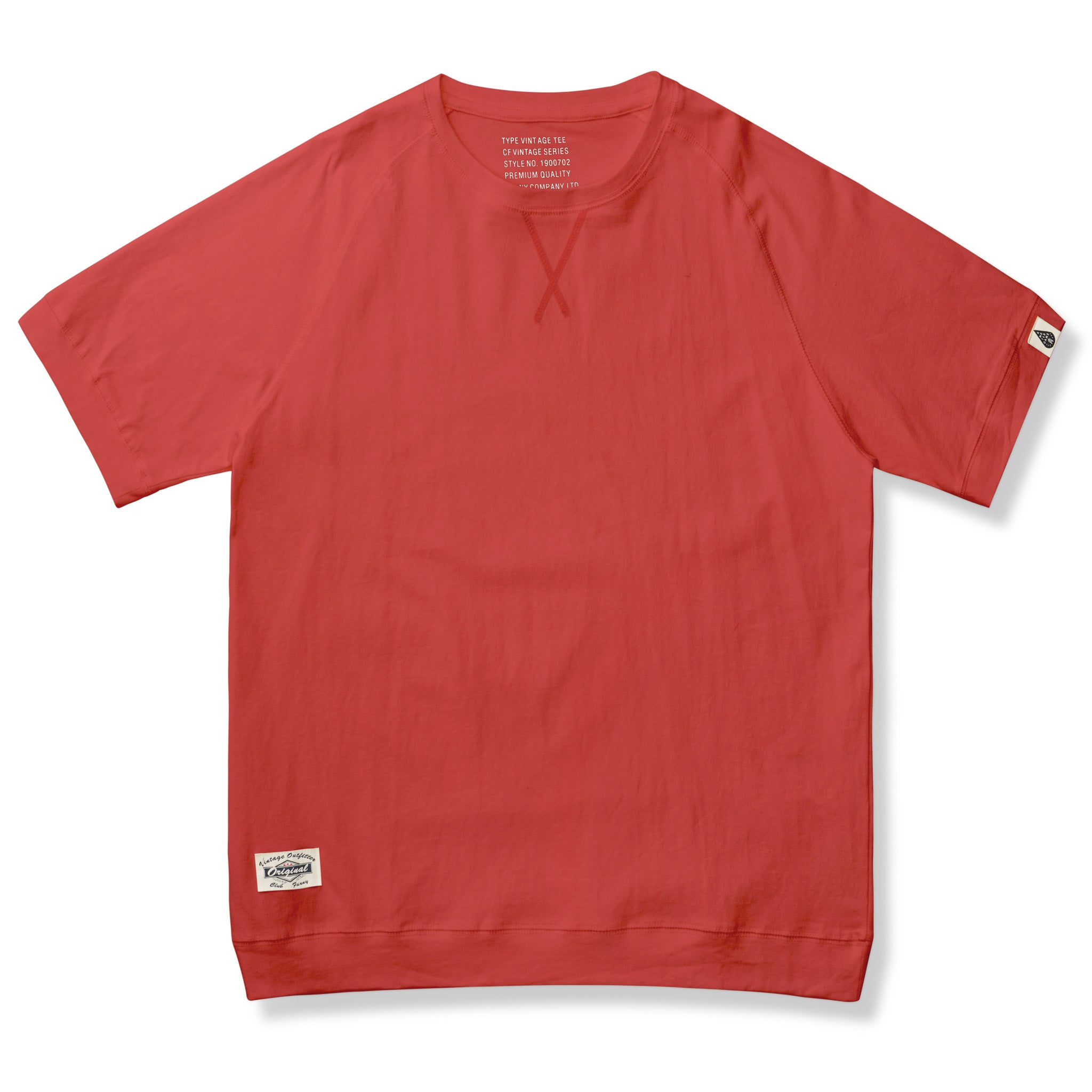 アカツチ リラックスフィット クルーネックTシャツ