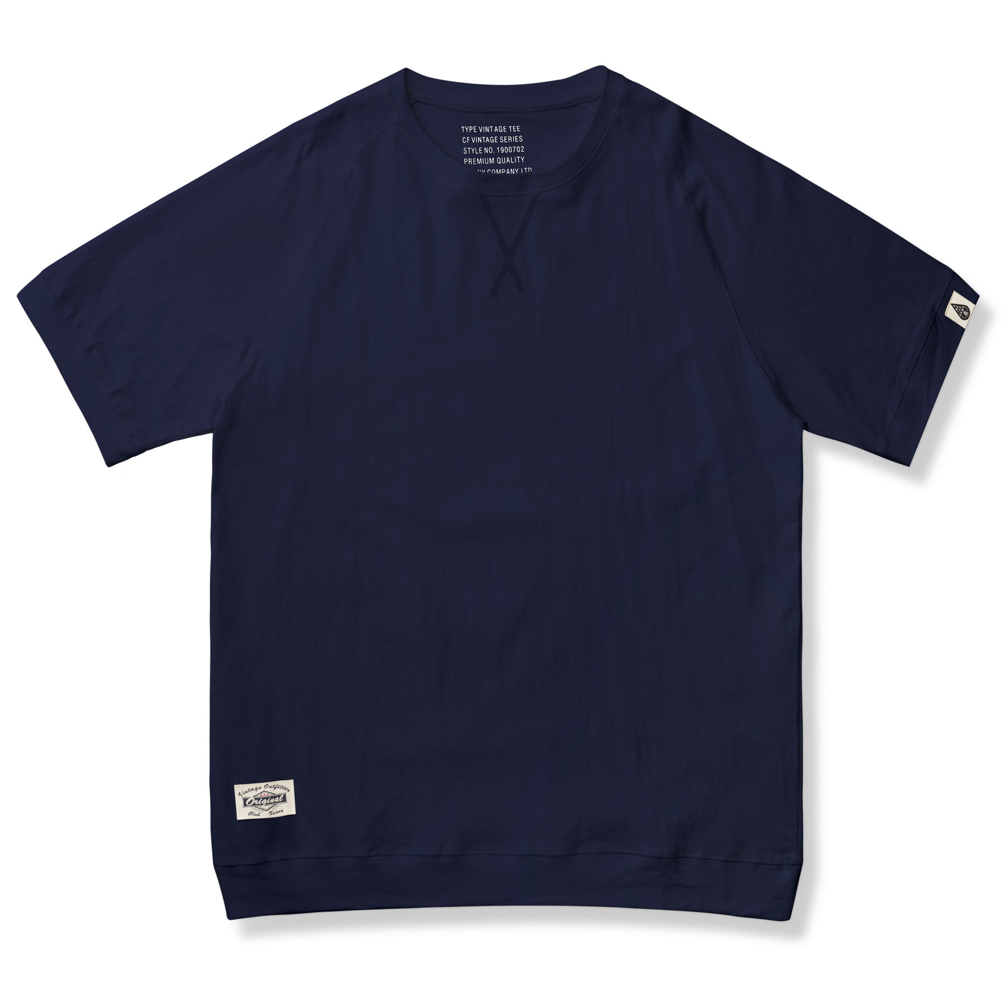 アカツチ リラックスフィット クルーネックTシャツ