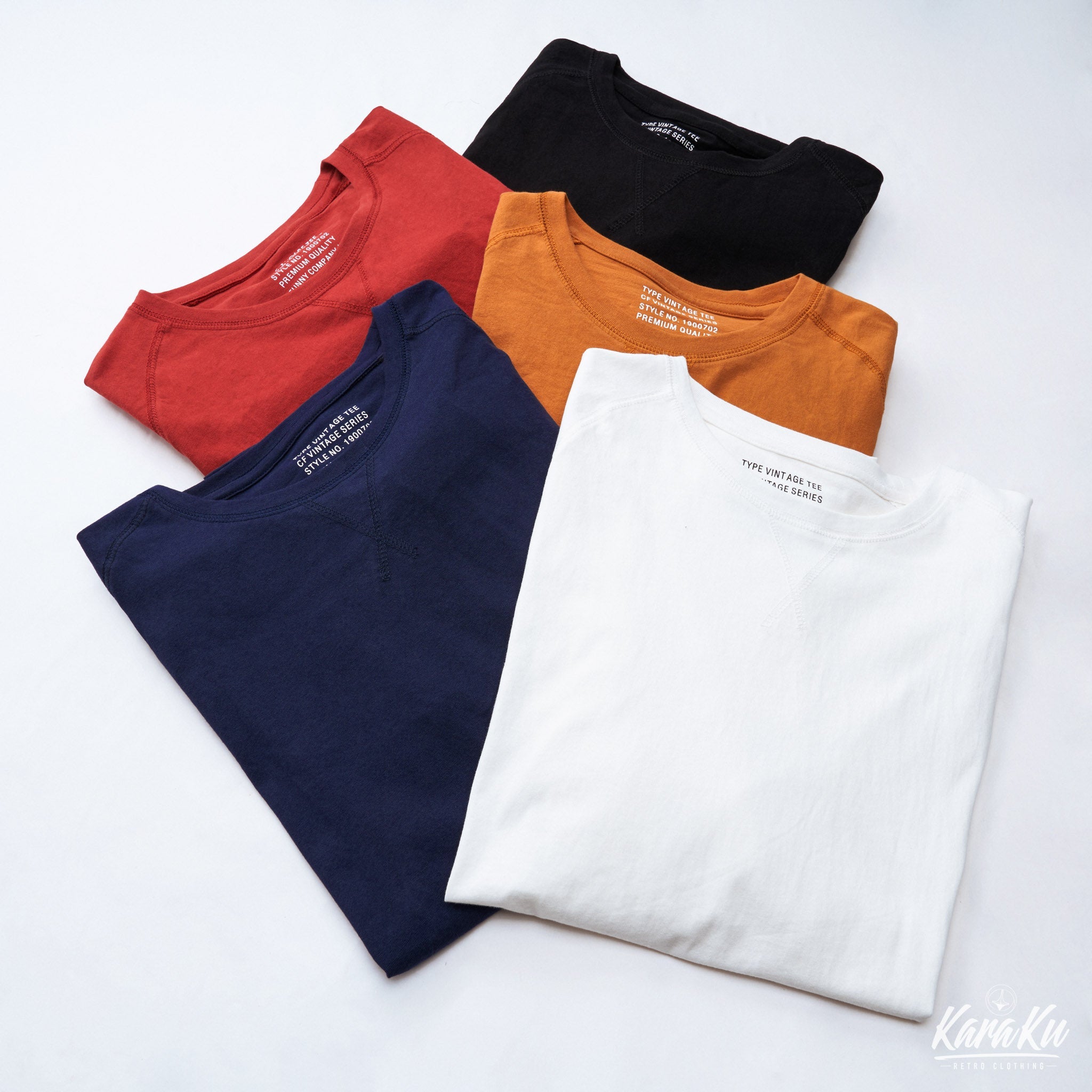 アカツチ リラックスフィット クルーネックTシャツ