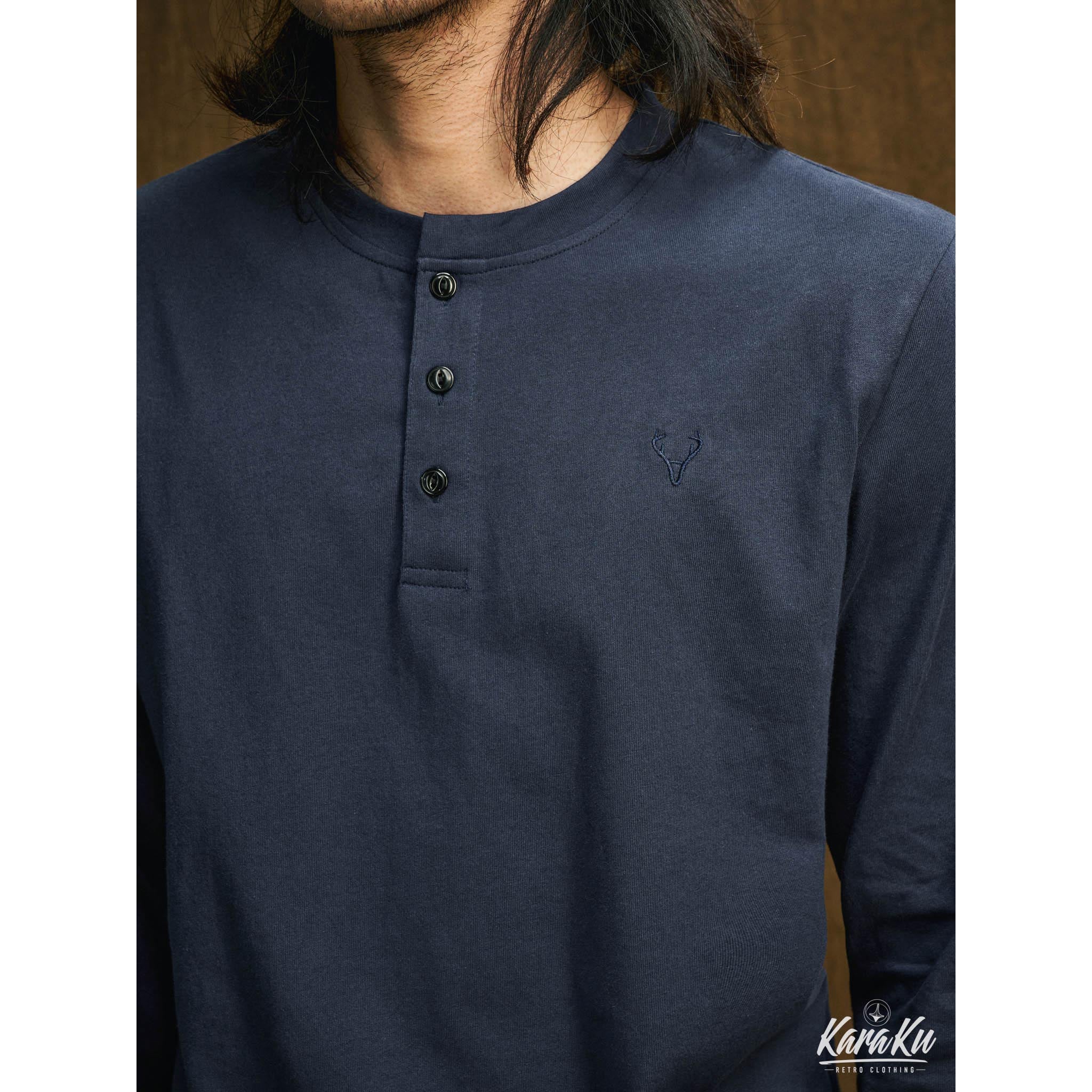 タクミ ヘンリーネック スウェットシャツ