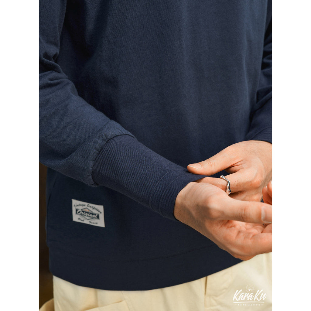 タクミ ヘンリーネック スウェットシャツ