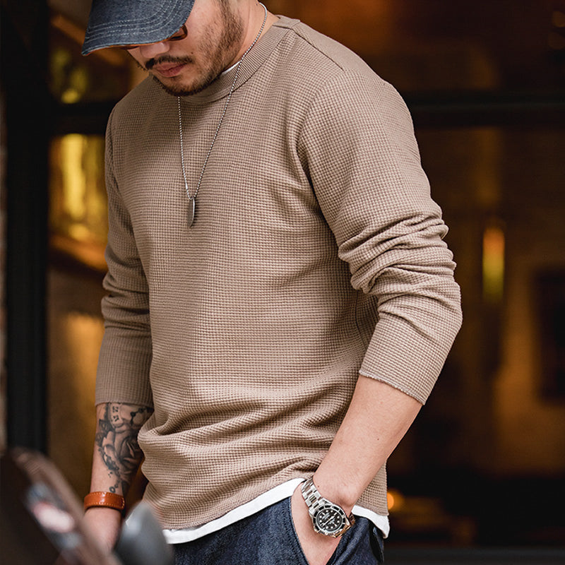 ソウタ ワッフル ロングスリーブTシャツ