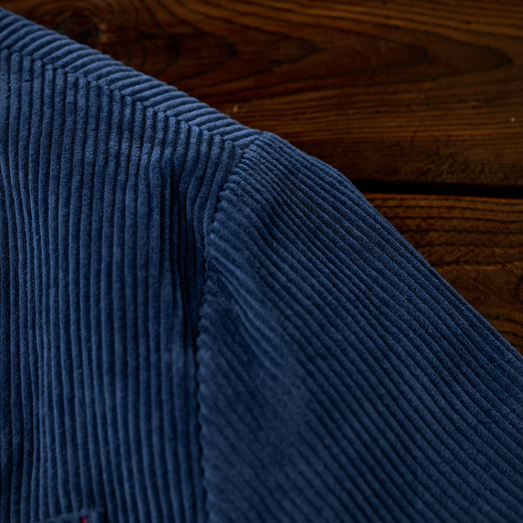 ネイビー ソラ コーデュロイワークジャケット