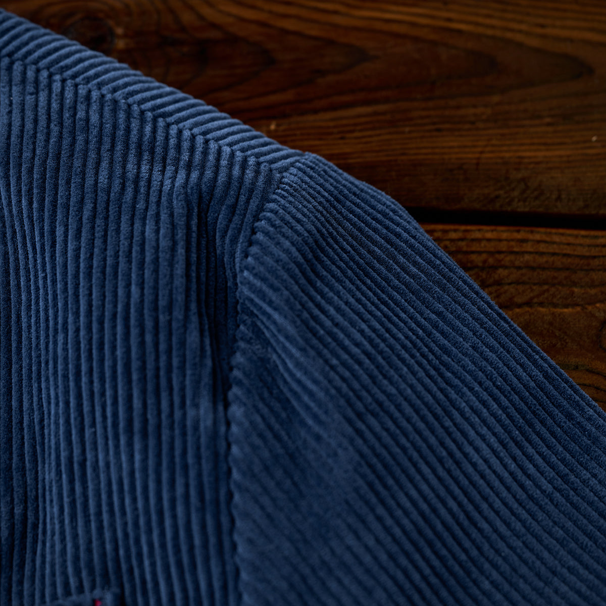 ネイビー ソラ コーデュロイワークジャケット