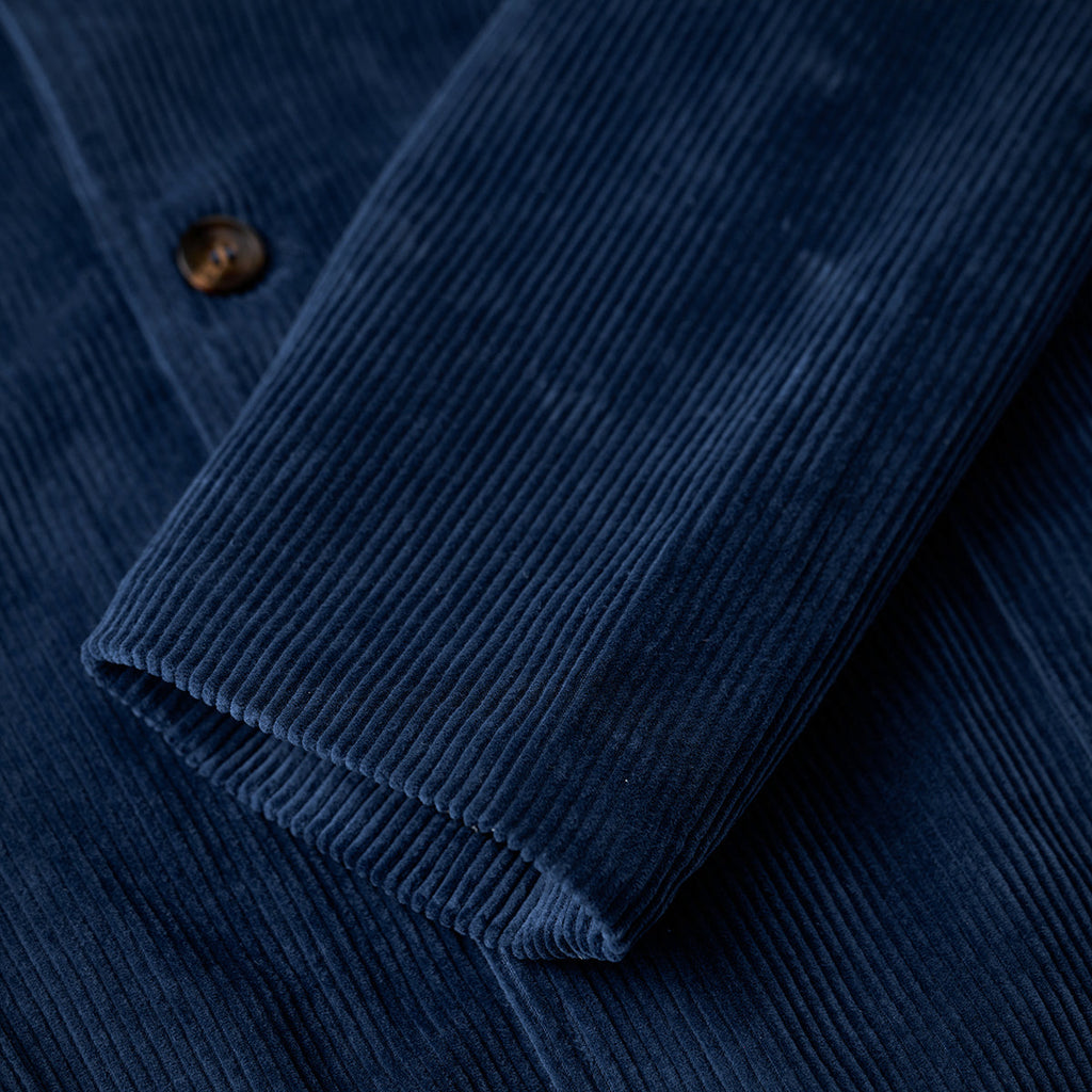 ネイビー ソラ コーデュロイワークジャケット