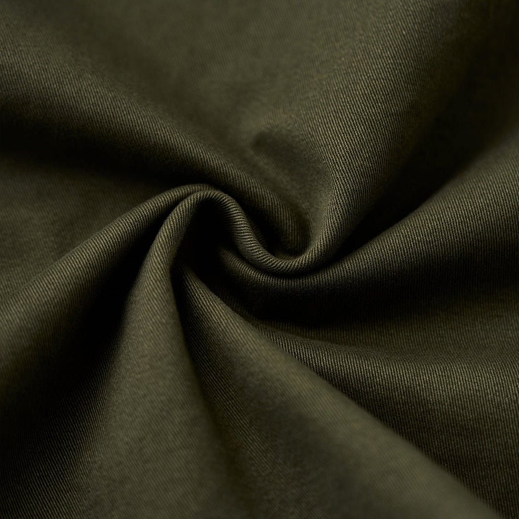 カズオ オリーブ ミリタリーレースアップ パーカー