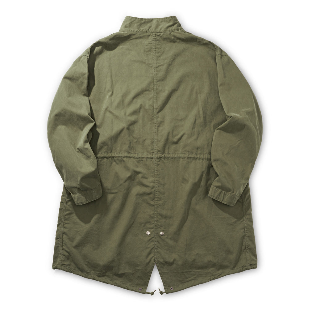 オリーブ カイト ミリタリーフィッシュテールコート