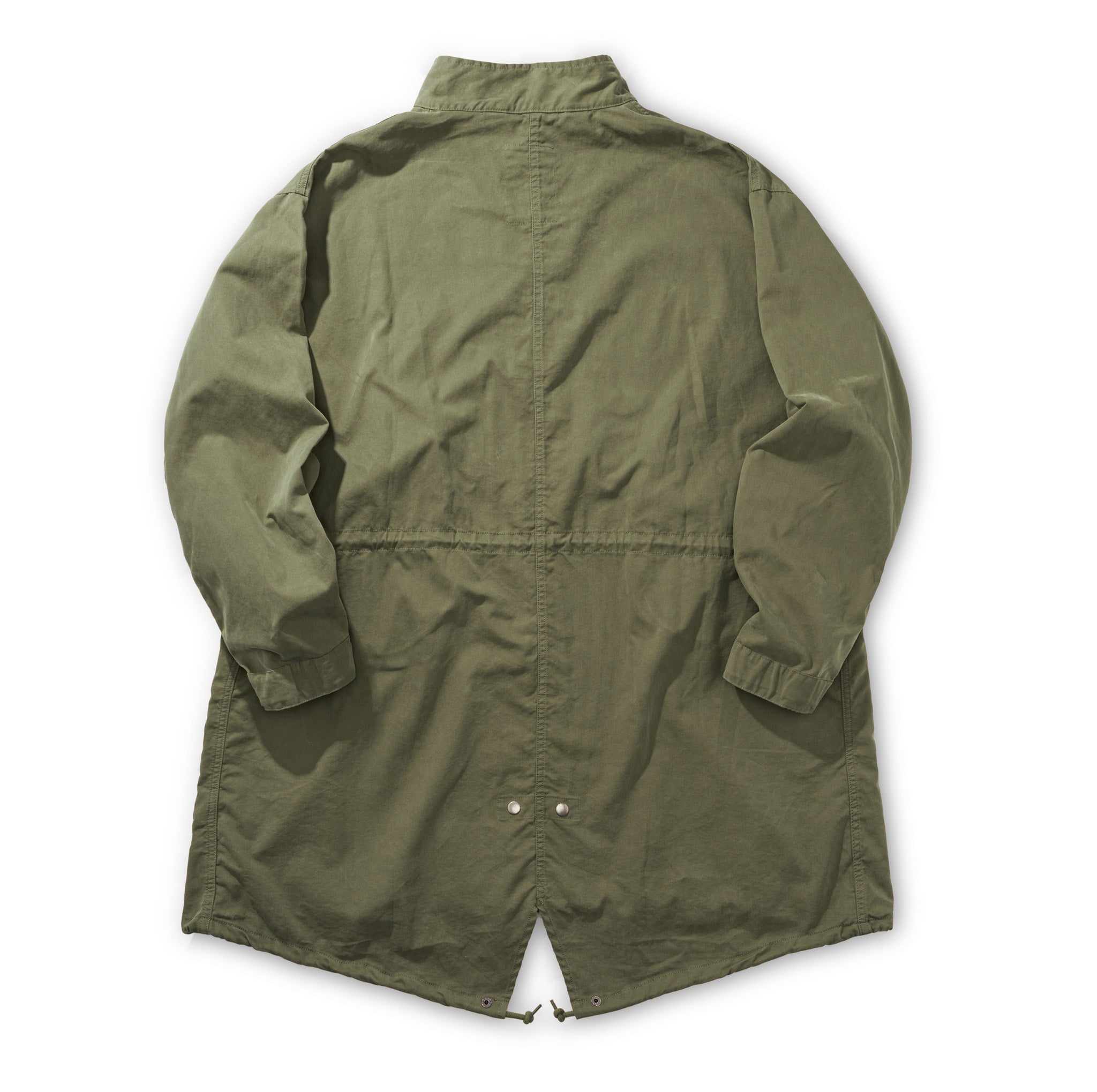 オリーブ カイト ミリタリーフィッシュテールコート