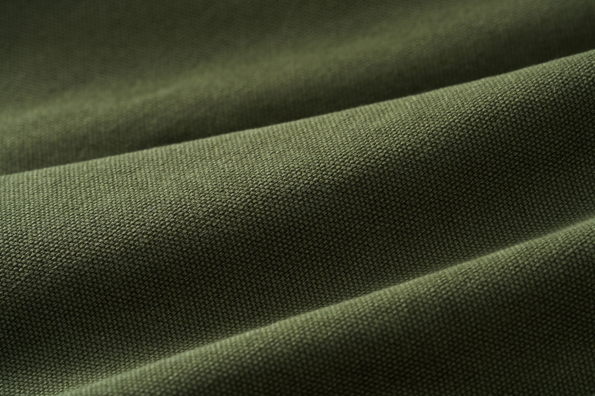 オリーブ カズマ ミリタリーキャンバスジャケット