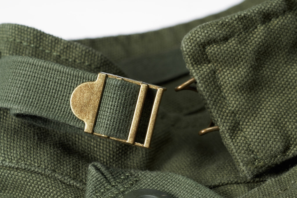 オリーブ カズマ ミリタリーキャンバスジャケット