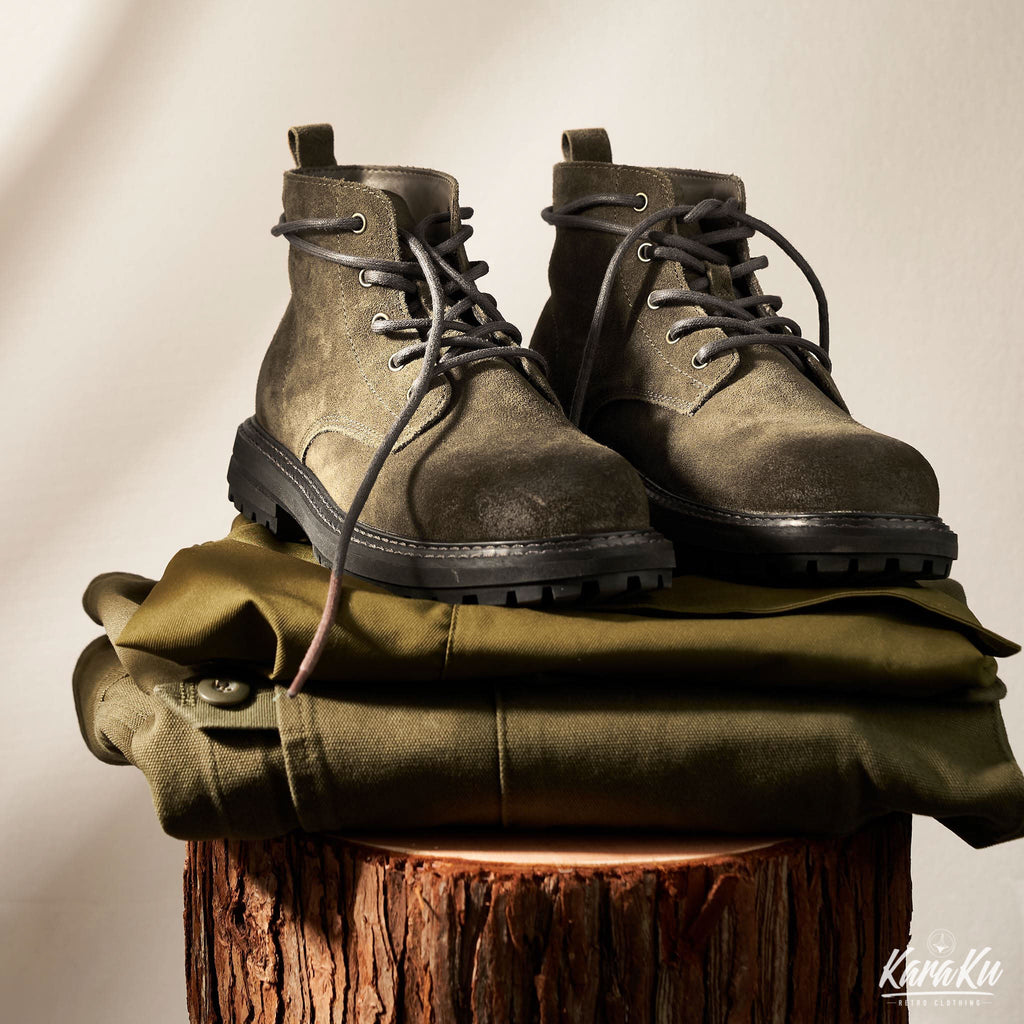 ユウタ スエードワークブーツ