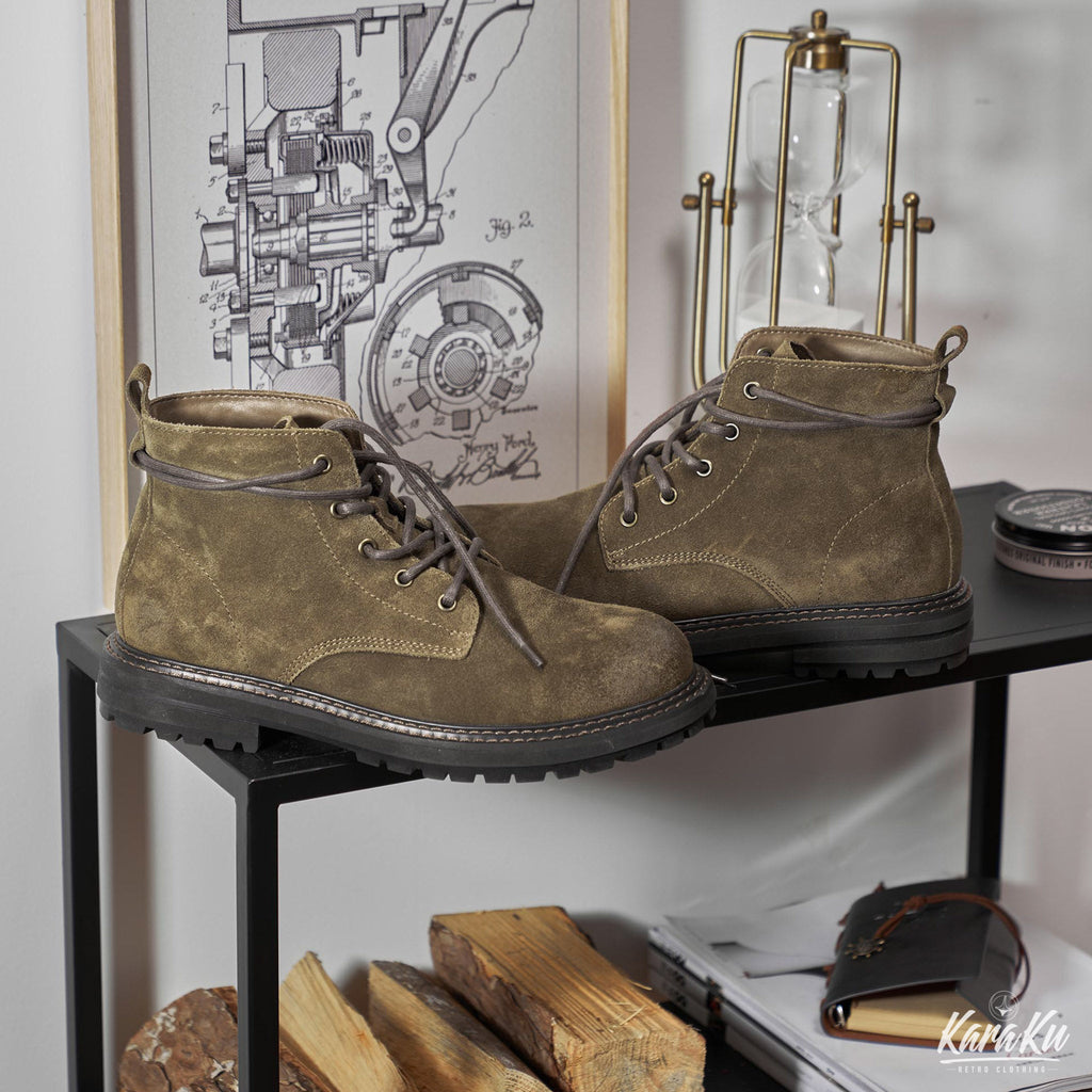 ユウタ スエードワークブーツ